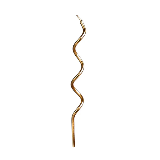 [P2.HBMM1105] Curly candles gold C/12