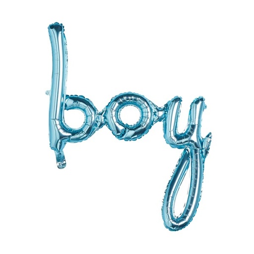 [P2.HBGP110] Foil Ballon blue 'boy'