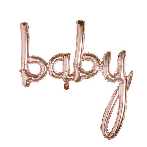 [P2.HBGP111] Foil Ballon rose gold 'baby'