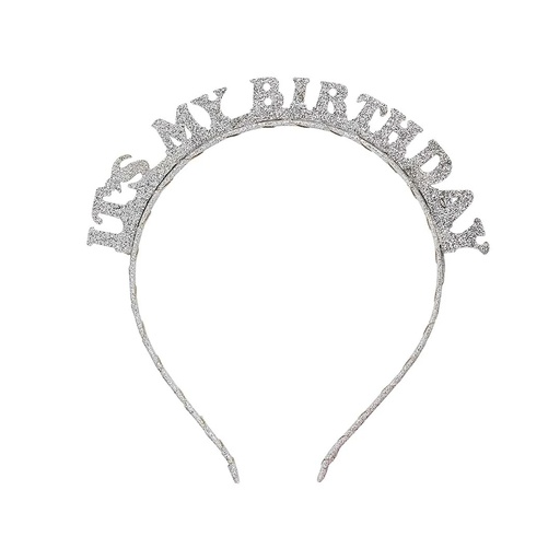 [P2.HBMM360] Headband silver birthday