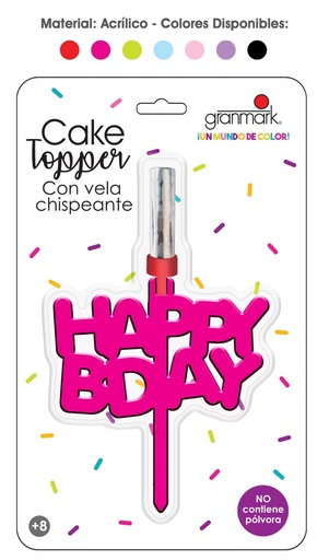[10.8894/2] Cake Topper C/Vela