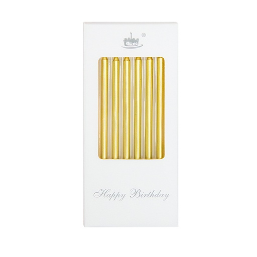 [P8.626026] Velas Metalicas Doradas