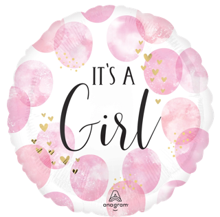 [CNV.36.45697/02] Baby Girl Pink Watercolor