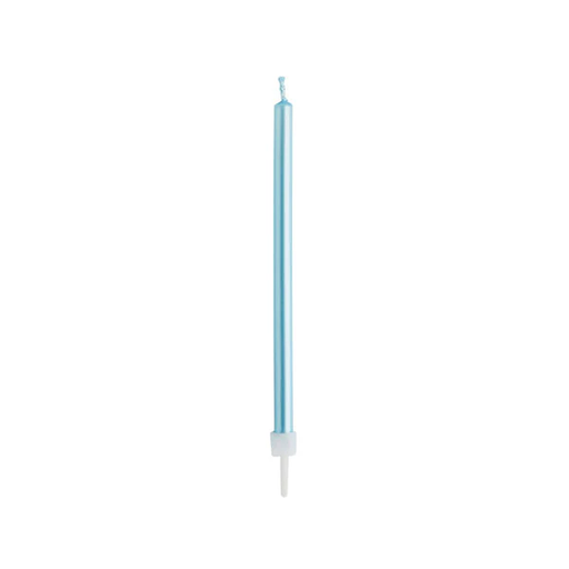 [P2.CGL216BL] Blue Skinny Candles C/12